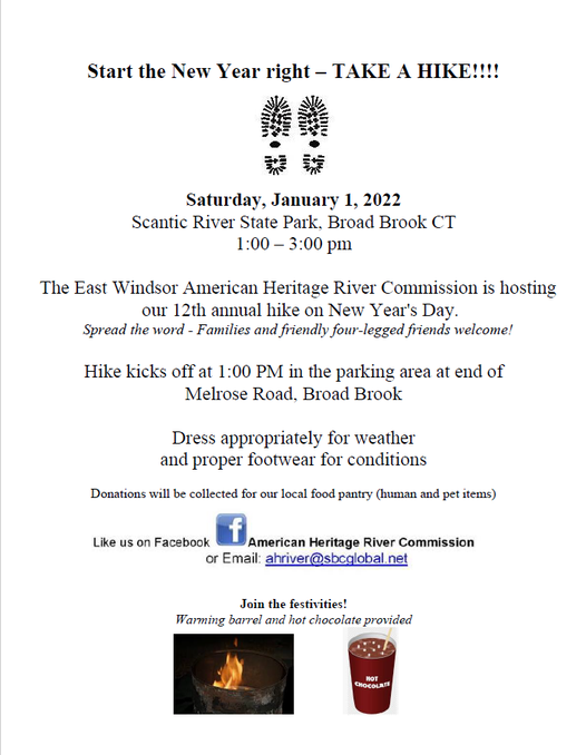 12th Annual New Year's Day Hike @ See Info Below 