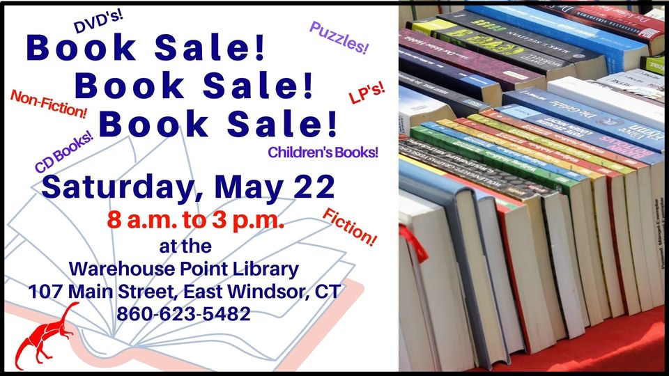 Giant BOOK Sale (DVD,LPS,Puzzles,Audio Books) @ Warehouse Point Library