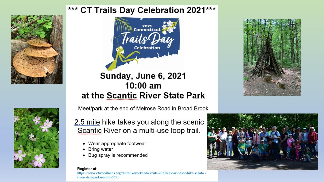 CT Trails Day Celebration at The Scantic @ Scantic River State park