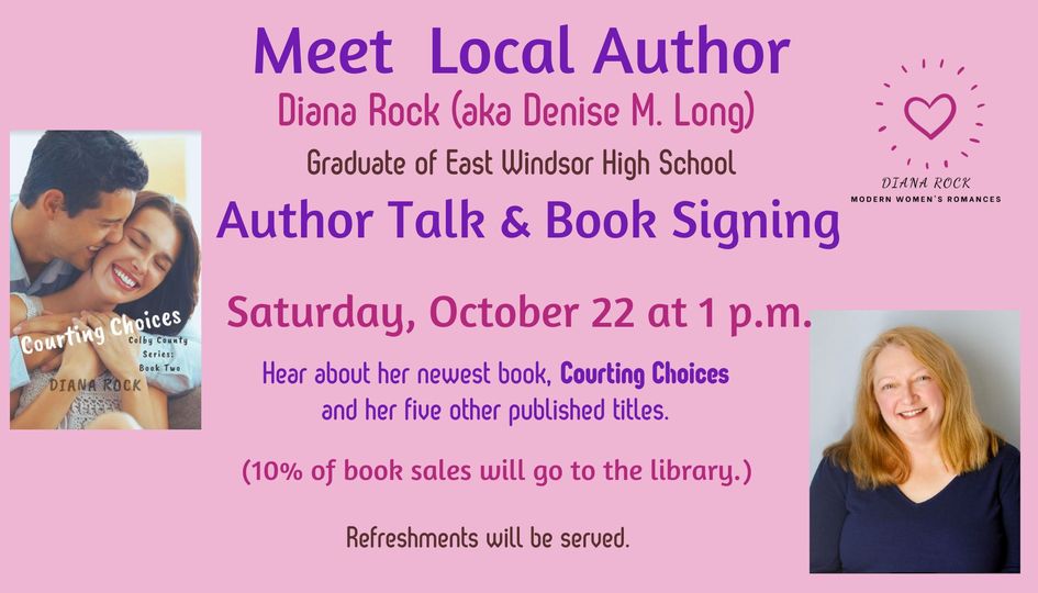 Meet Local Author Diana Rock @ Warehouse Point Library