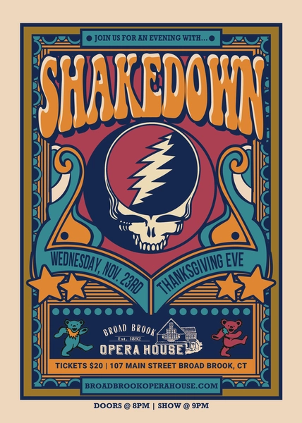 SHAKEDOWN Returns to the House! @ Broad Brook Opera House