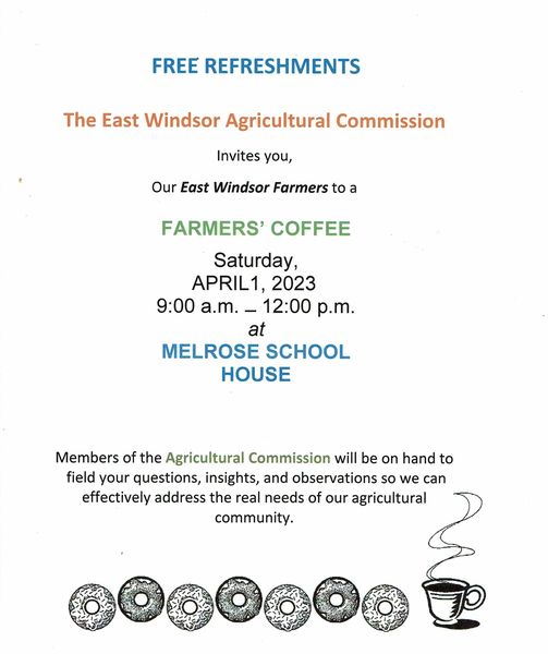 Farmers Coffee with EWAC @ See Info Below 