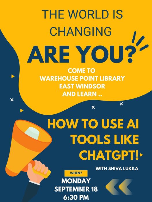 The World is Changing-Are You? @ Warehouse Point Library