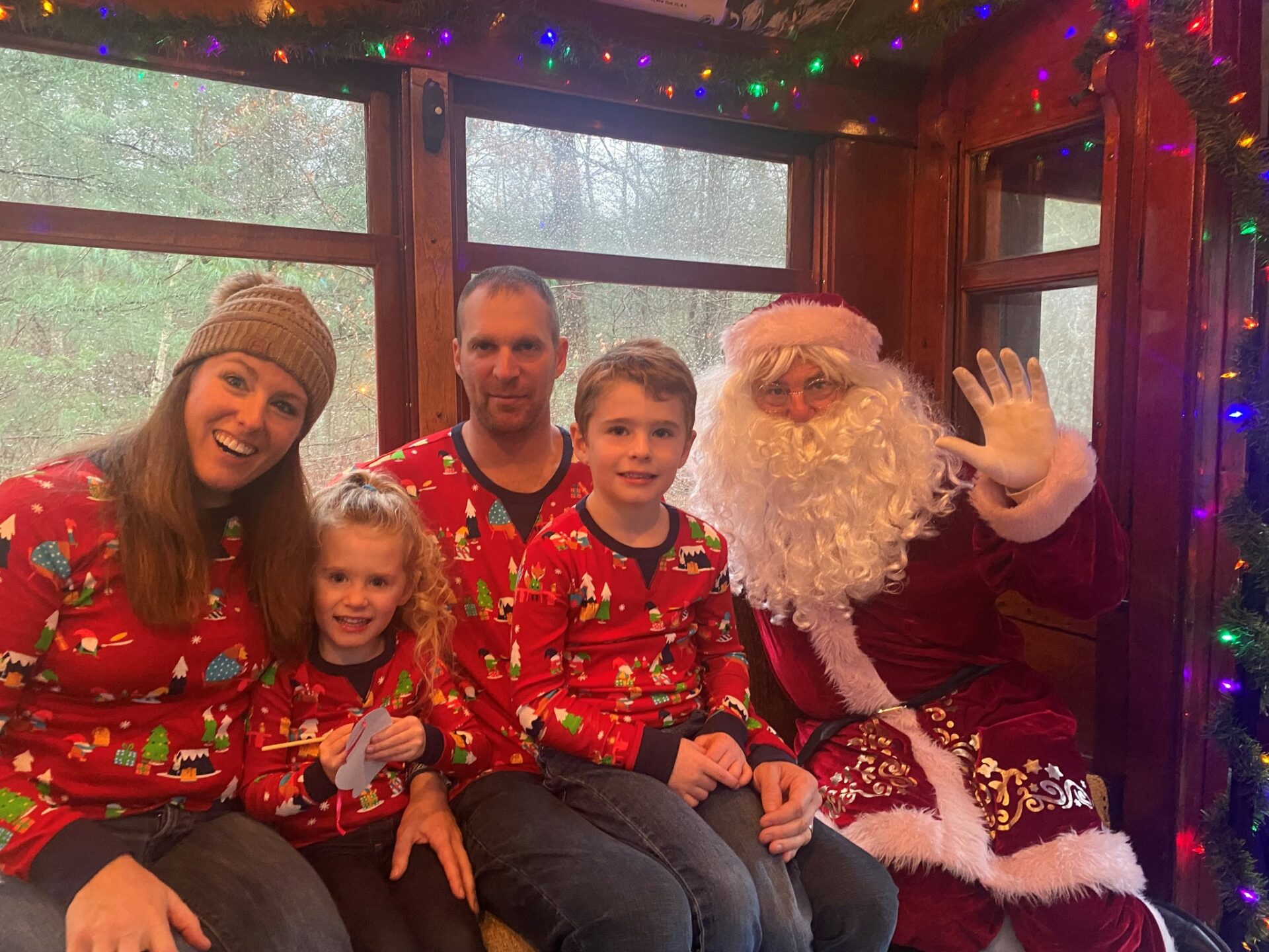 Storytime Trolley with Santa & his Elf @ CT Trolley Museum