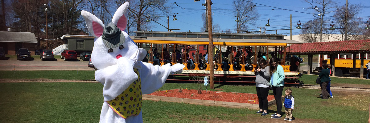 Easter Eggspress Trolley @ CT Trolley Museum