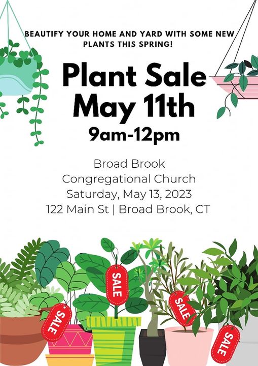 Plant Sale at BBCC @ Broad Brook Congregational Church
