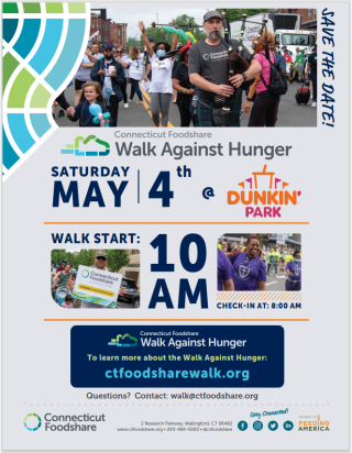 CT Foodshare Walk Against Hunger 2024 @ See Info Below